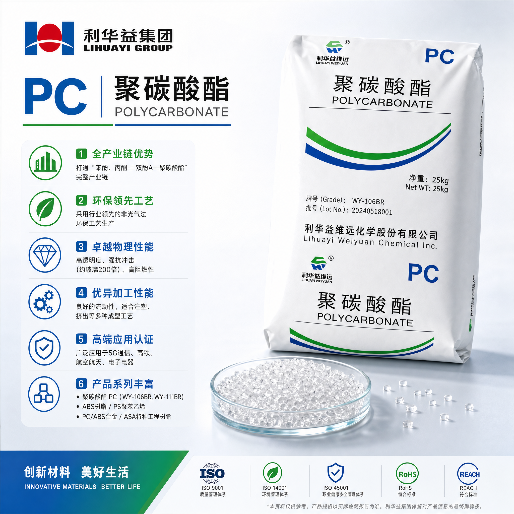 利華益維遠 PC LHY-PC03 聚碳酸酯